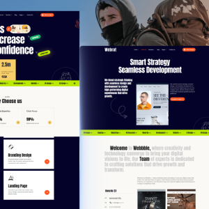 Webrat – Web Design & Development Agency Elementor Template Kit